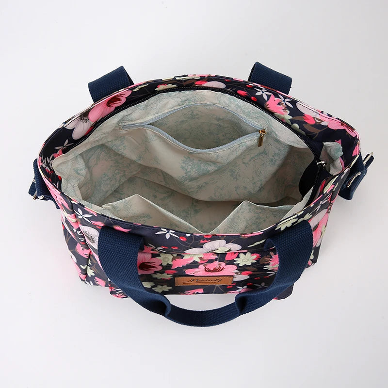 New single-shoulder bag for women, large-capacity crossbody bag, fashionable women's printed handbag, mom's bag