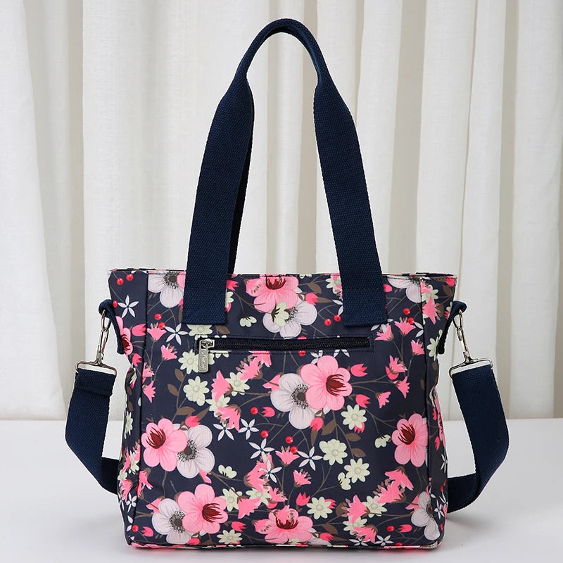 New single-shoulder bag for women, large-capacity crossbody bag, fashionable women's printed handbag, mom's bag