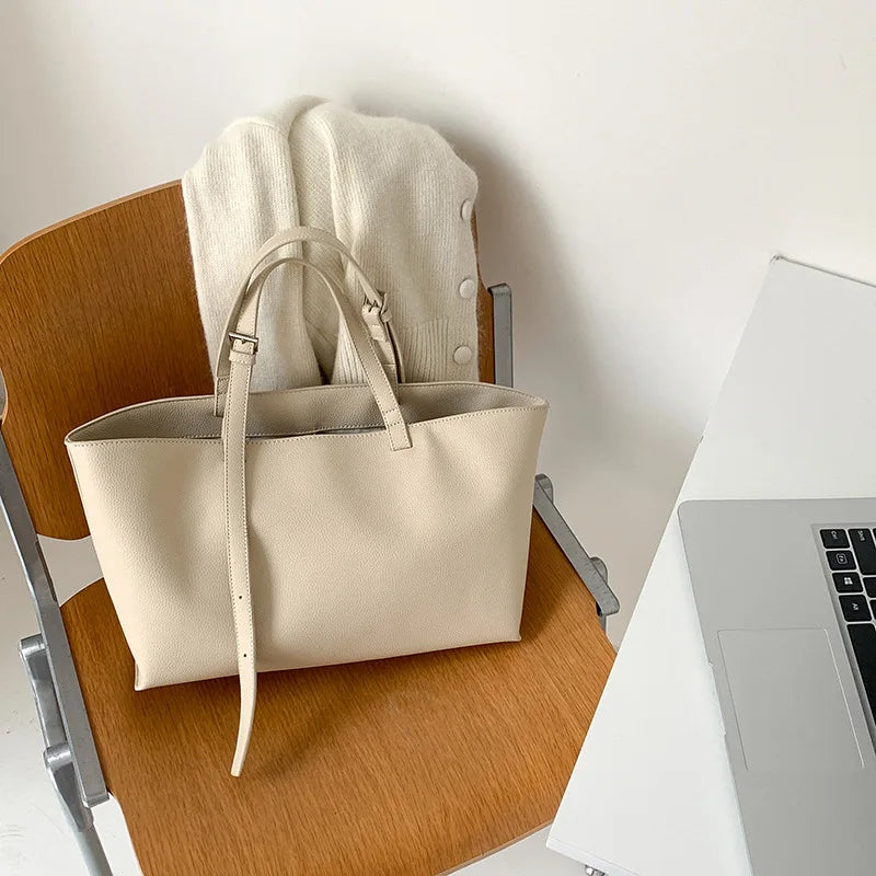Casual Soft Tote Women Bag PU Leather Shoulder Bags for Women 2026 NEW High Quality Handbags and Purses Large Shopper Purses
