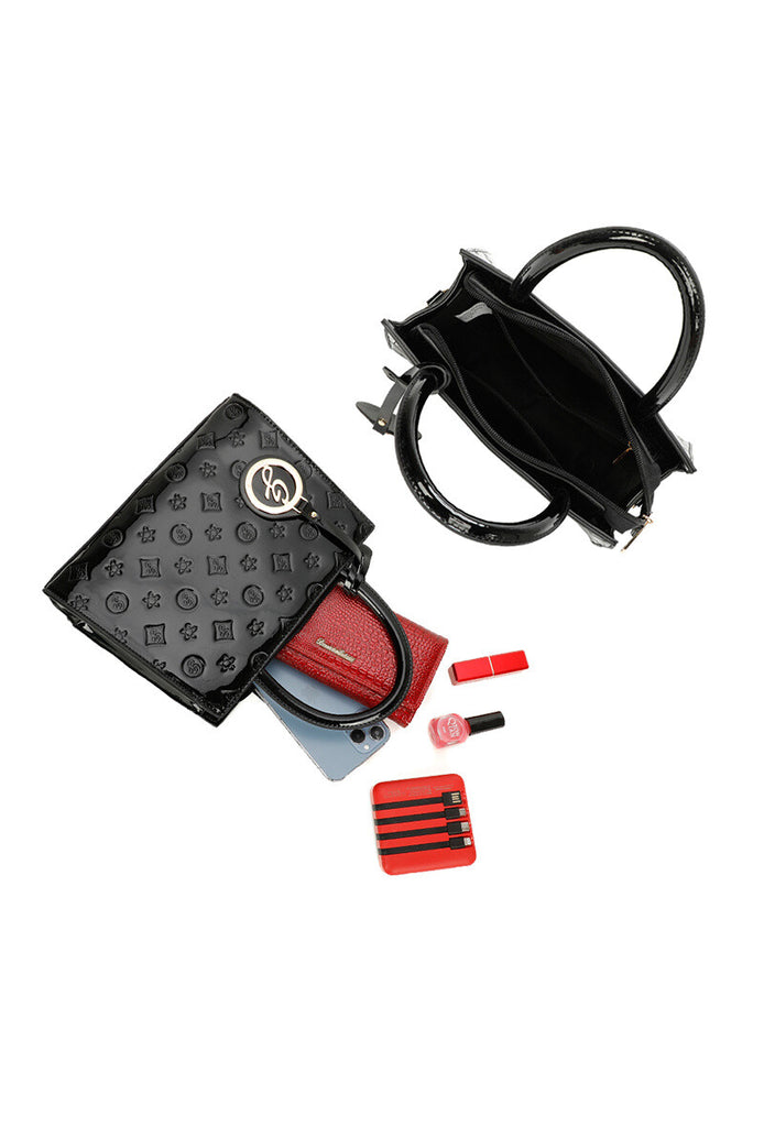 Women's Patent Leather Handbag Fashion Shoulder Bag Designer Purse Party Bags image 3