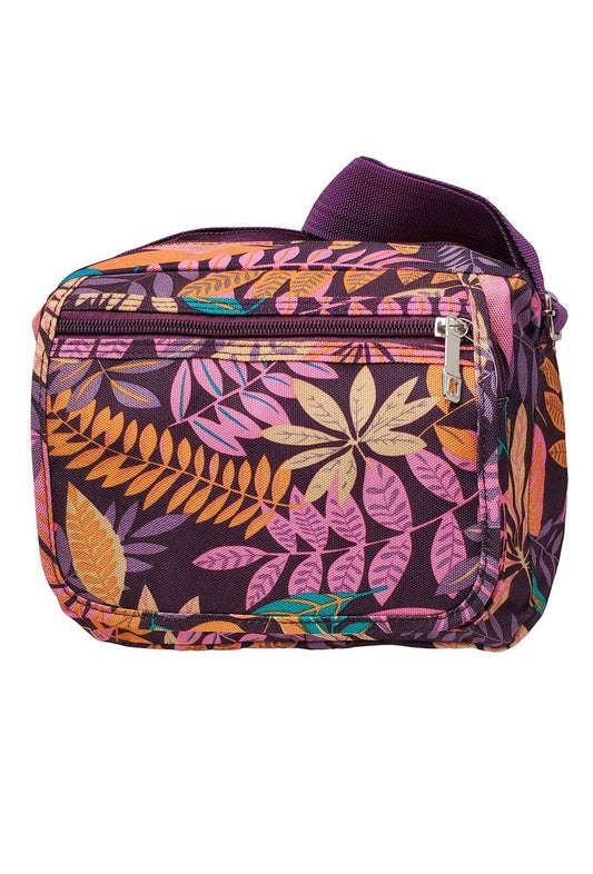 Ladies Floral Printed Crossbody Canvas Shoulder Messenger Handbag Fancy Bag image 0