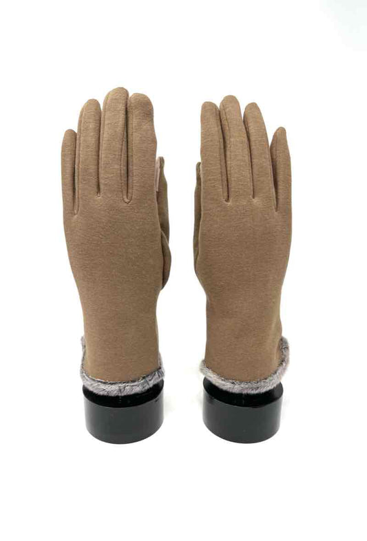 Womens Touch Screen Winter Gloves Fleece Thick Warm Comfy Soft Fur Lined Thermal image 1