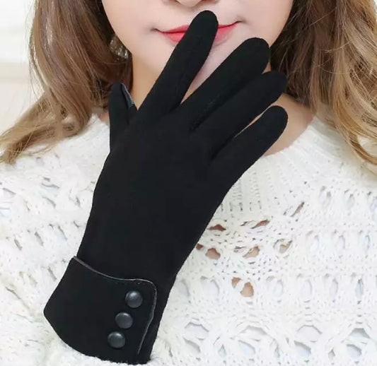 Ladies Gloves Women Winter Touchscreen Driving Windproof Warm Fleece Lined Glove image 1