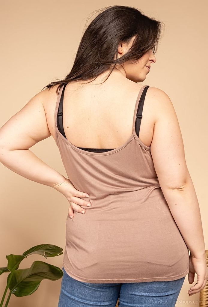 Women's Tank Tops In Plus Size Comfy And Fabulous Without Sleeves In One Size image 2