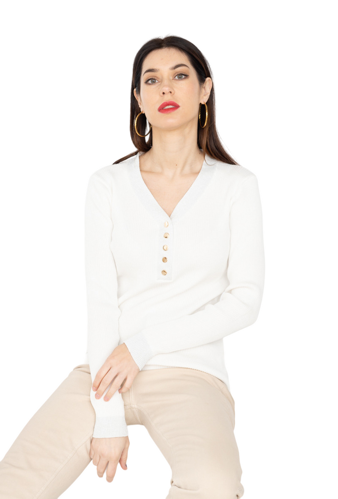 Ladies Top Pullover Sweater Top Fitted Jumper Women’s Light Warm Top Sweater image 4