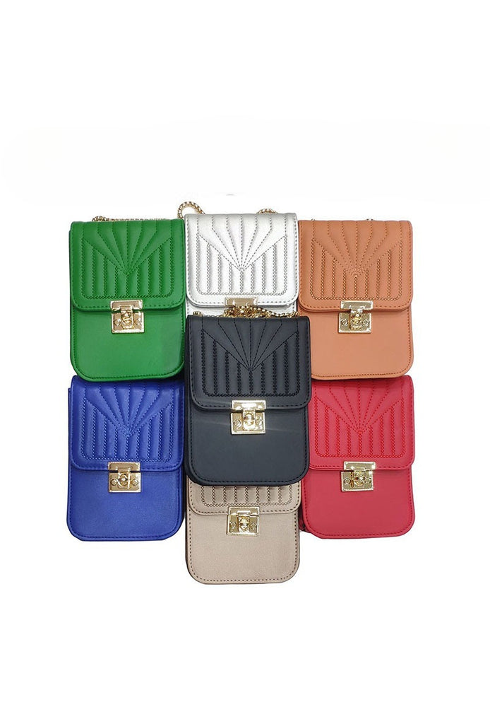 Women's Chain Handbag Pouch Chain Shoulder Strap Heart Embroidery Pattern Bags image 4