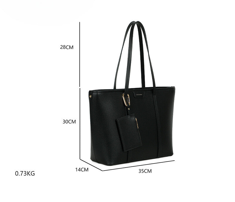 Ladies Faux Leather Crossbody Bag Shoulder Tote Handbag with Purse & Wallet image 8