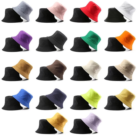Unisex Large Size Bucket Hat Sun Hats Fisherman Beach Hat Summer Outdoor Cap Hat image 0