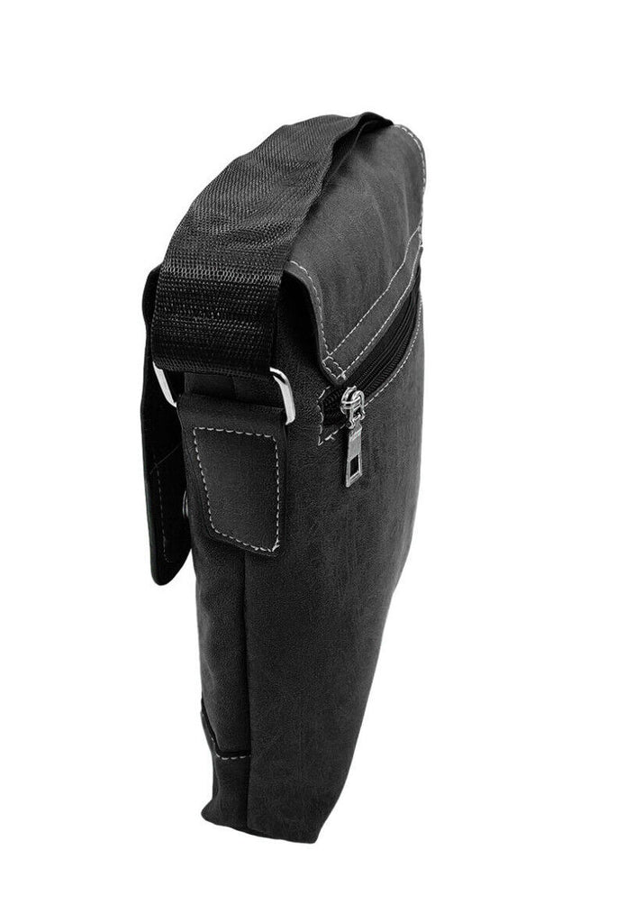 Unisex PVC Flap Shoulder Bag Stylish Holiday Travel Bag Card Coin Utility Holder image 1