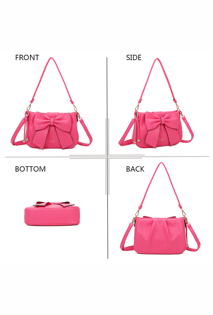 Women's Luxury Bow Tie Purse Diamond Handbag Lightweight Bag In Different Colour image 2