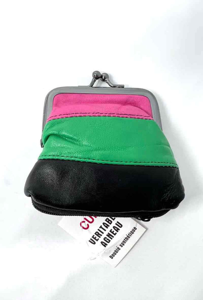 Woman Leather Wallets Multicolor Purses Ladies Cliptop Wallet Small Clasp Purse image 1