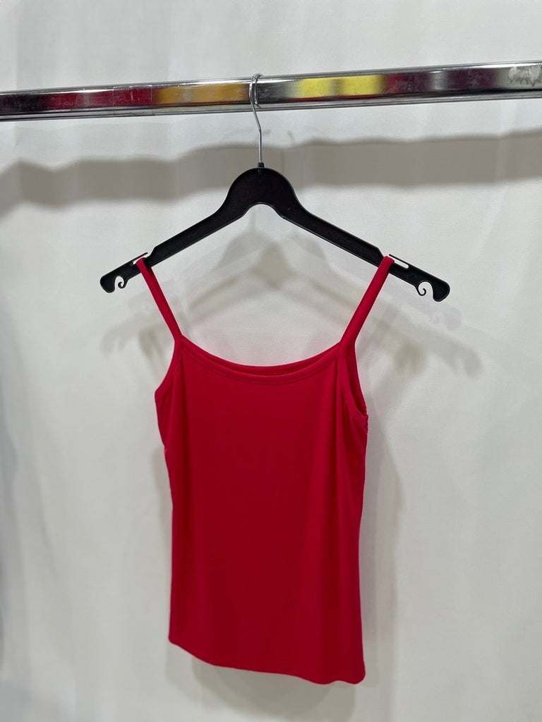 Women's Summer Basic Camisole Strap Scoop Neck Tank Top Plain Vest In Multicolor image 3