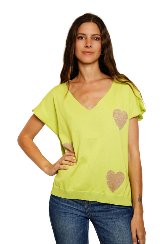 Women Oversized Baggy Loose Fit Turn up Batwing Sleeve Ladies V Neck Top T shirt image 0
