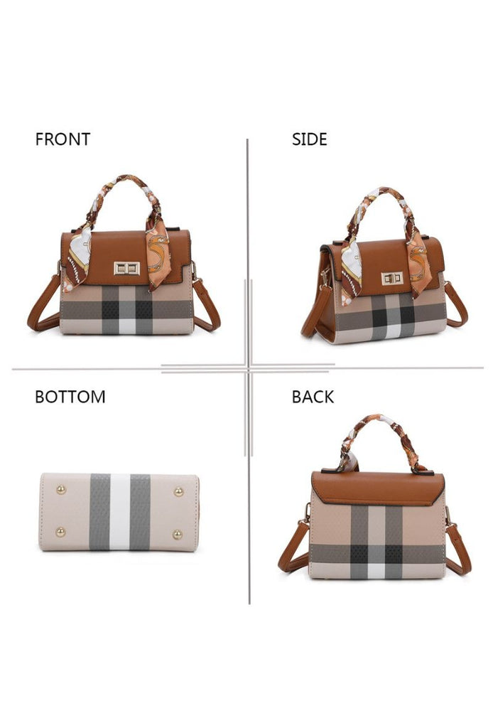 Ladies Women's Handbag Stylish Party Travel Bags Holiday Comfortable Brown Bag image 1
