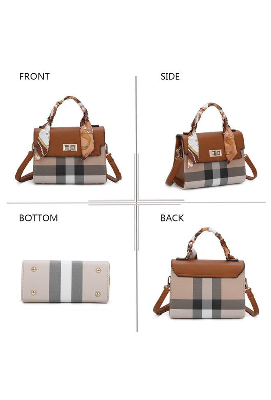 Ladies Women's Handbag Stylish Party Travel Bags Holiday Comfortable Brown Bag image 1