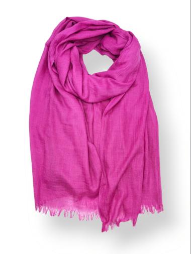 Plain cotton and modal scarf image 3