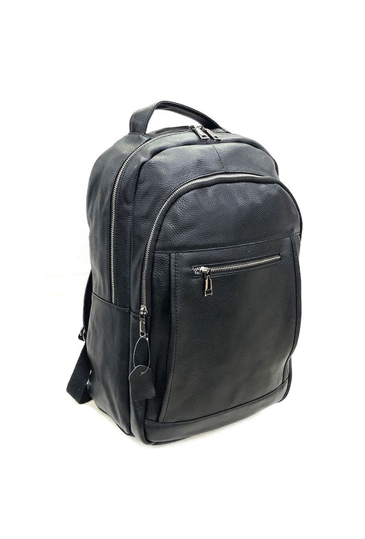 Genuine Large Real Leather Backpack Rucksack Shoulder Bag Laptop Bag Handbag image 0