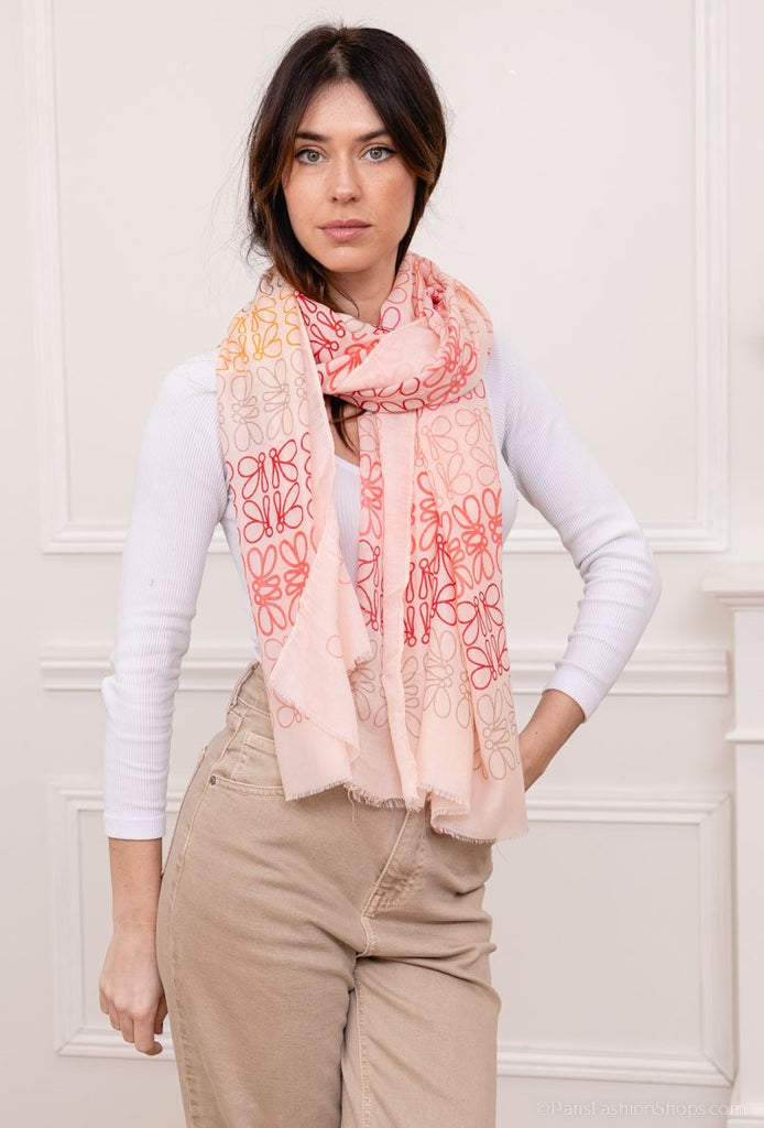 High Quality Women Printed Scarf Wrap Ladies Stole Women's Scarves Lightweight image 2