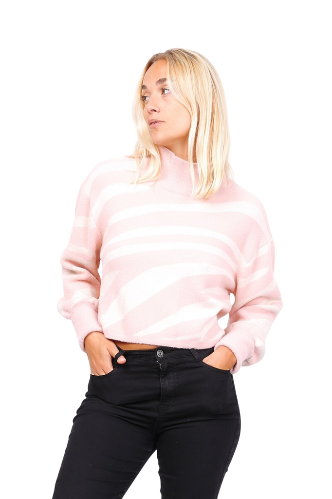 LADIES WOMENS CHUNKY BASIC KNITTED CASUAL COSY BAGGY WINTER JUMPER TOP ONE SIZE image 2