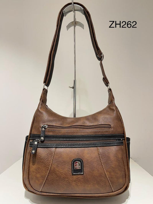 Women's Brown Stylish Shoulder Bags Travel Party Bags image 0