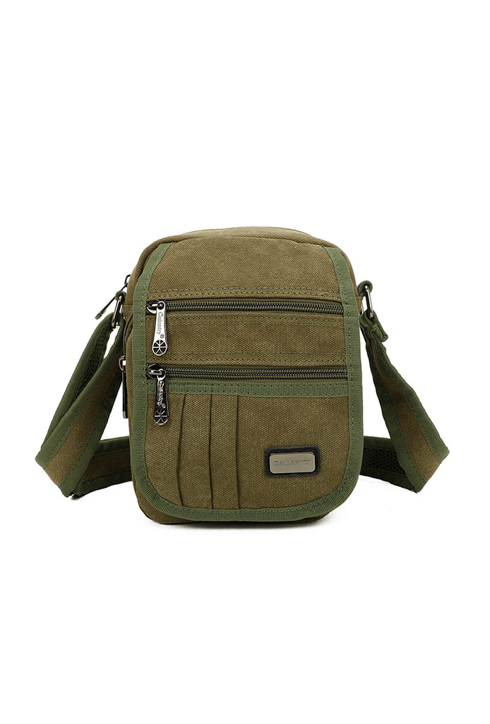 Men's Messenger Bag Cross Body Shoulder Utility Travel Work Bag Front Flap Bag image 4