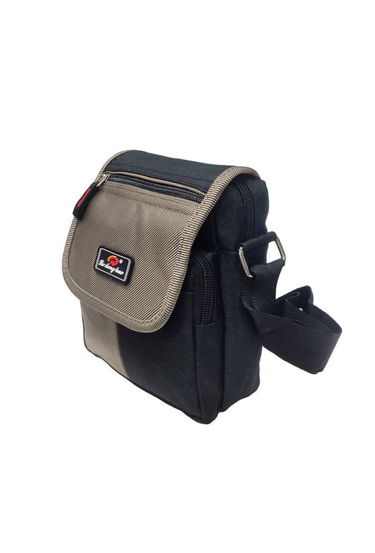 Two Tone Canvas Shoulder Bag CrossbodyHandbag image 1