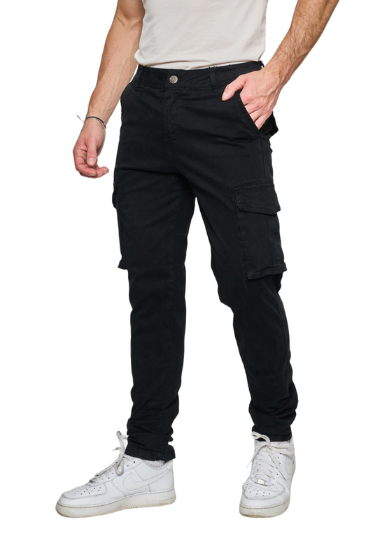 Mens New Elasticated Cargo Combat Work Cotton lightweight Trousers Pants Bottoms image 1