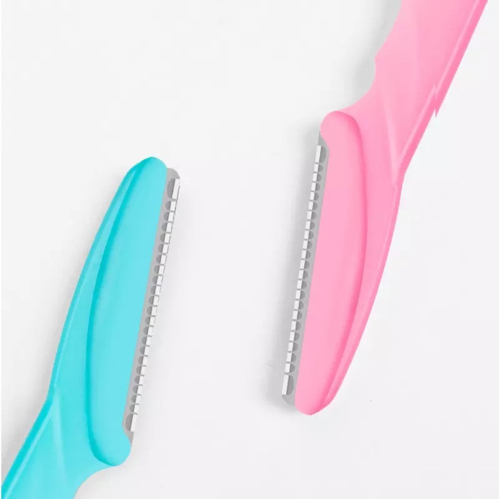 Ladies Eyebrow Razor Dermaplaning Painless Portable Facial Shaver Pack of 3 image 2