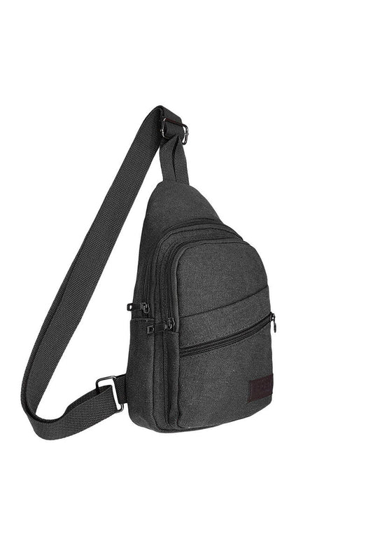 Mens Canvas Cross Body Shoulder Utility Travel Bag image 0