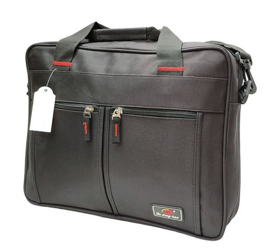 Unisex Laptop Document Holder Shoulder Bag Multi Pockets Stylish Comfortable Bag image 0