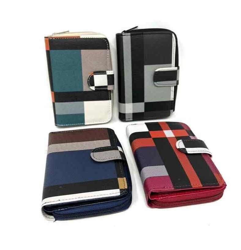 Women's Multi-Card Cash Coin Holder Purse Multi Pockets Stylish Bag image 0
