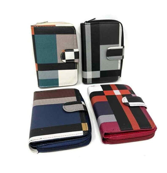 Women's Multi-Card Cash Coin Holder Purse Multi Pockets Stylish Bag image 0