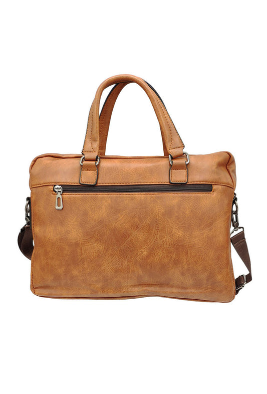 Men's Briefcase Twin Handle Laptop Messenger Shoulder Bag Work Travel Handbag image 1