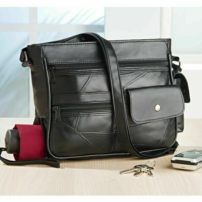 Ladies Soft Handbag Umbrella Pocket Lightweight Bag Office Work Shoulder Bag image 0