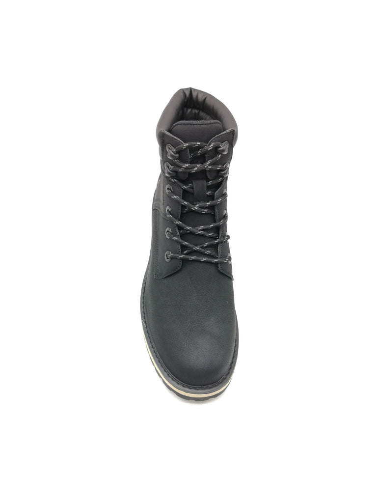 Mens Lace Up Walking Hiking Military Combat Work Ankle Biker Boots SHOES SIZE UK image 7