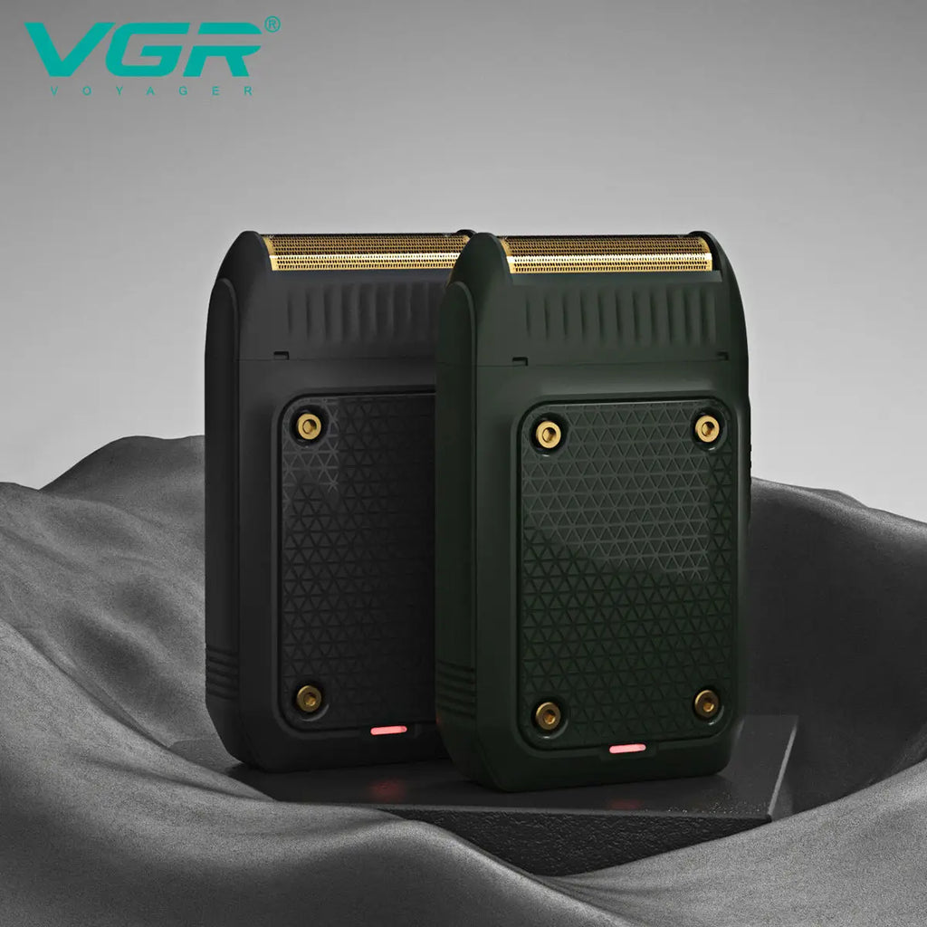 VGR 353 Beard Shaver Professional Hair Trimmer Electric Face Shaving Machine Men's USB Charging Safety Face Shaver for Men