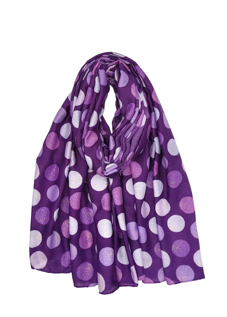 Women's Round Scarf Geometric Printed Warm Scarf Gilding Stylish Party Scarves image 3