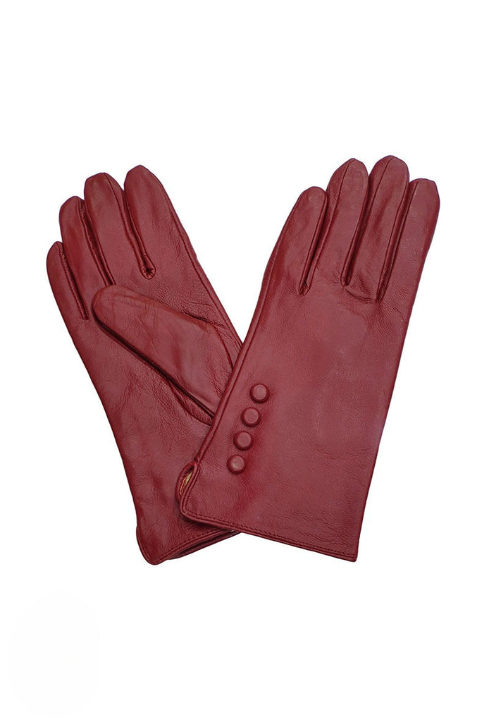 Women's Leather Button Gloves Soft Comfortable Winter Gloves image 5