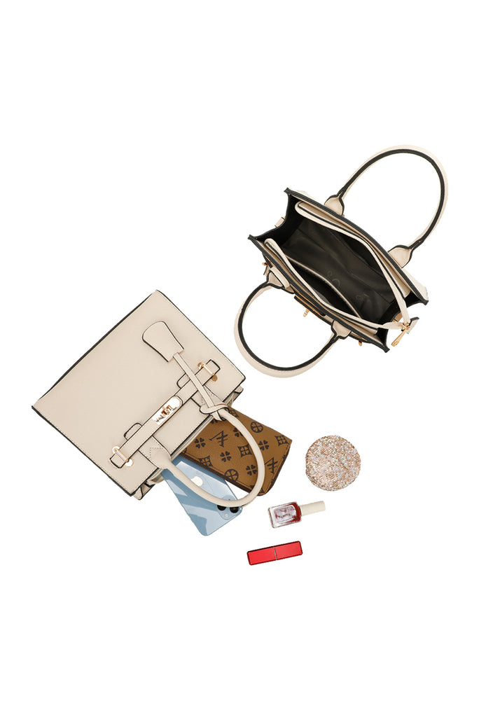 Casual Ladies Women Cross Body Bag Elegant Handbag Shoulder Over Beige Bags image 2