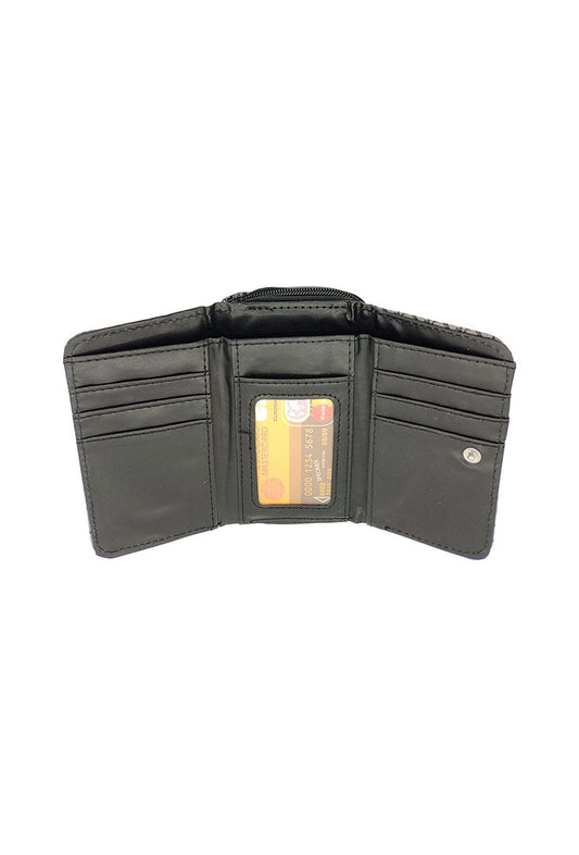 Ladies Womens Soft Canvas Coin Purse Card Cash Holder Multi Compartments Wallet image 1