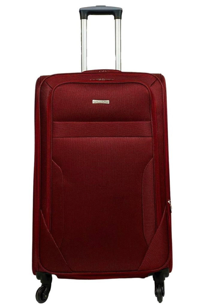 Set Of 3 Luggage Nylon Lightweight 4 Wheel Spinner Trolley Travel Bag Suitcase image 9