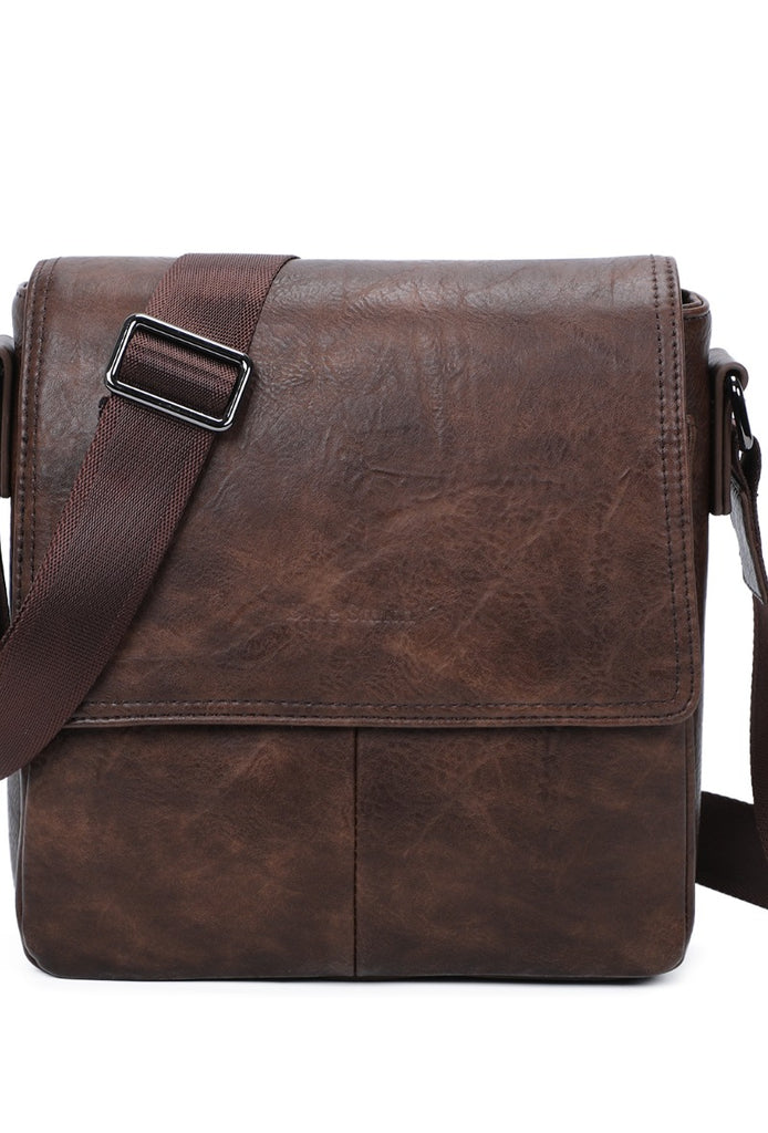 Men's Leather Bag Crossbody Shoulder Work Office Travel Comfortable Bags image 4