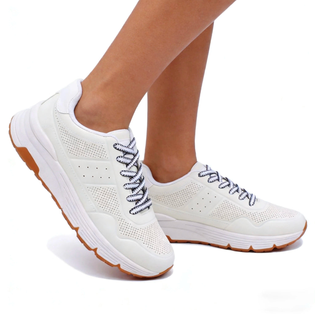 Mens Double Laces Sneakers