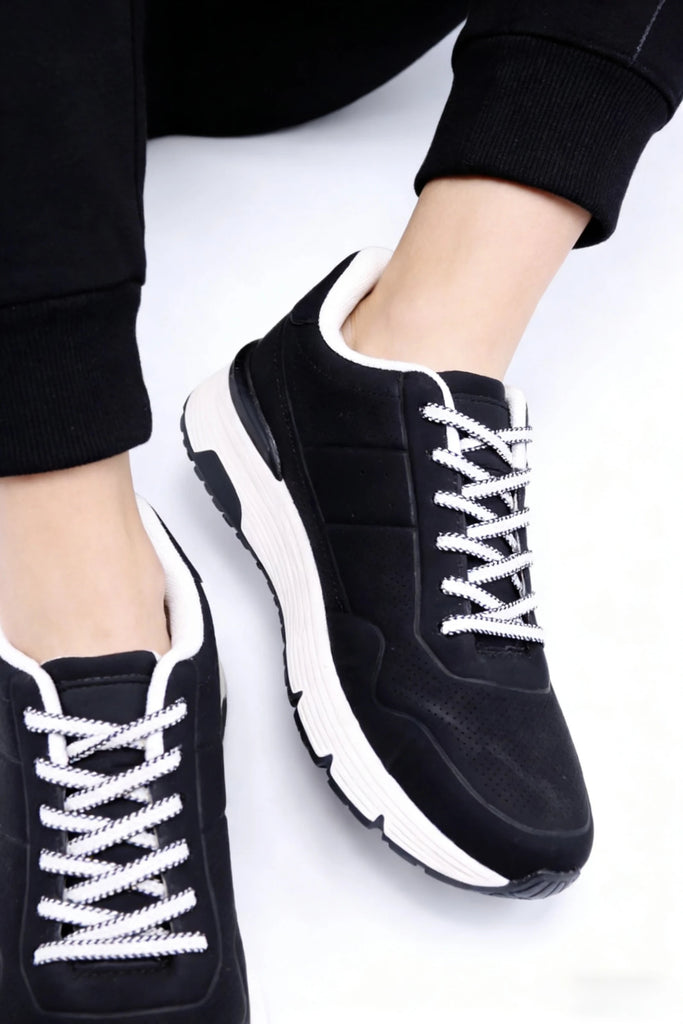 Mens Double Laces Sneakers