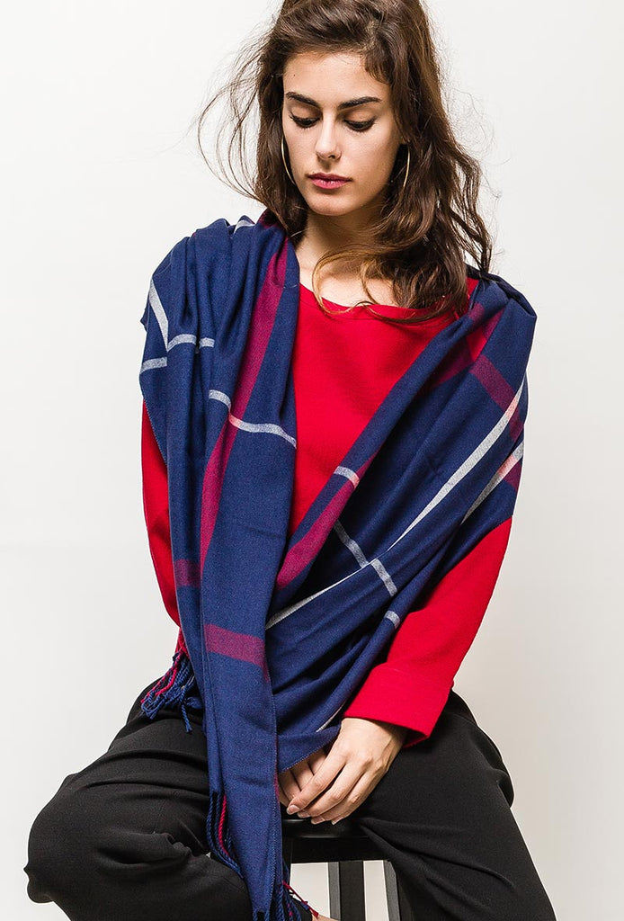 Women's Scarf Printed Cashmere Soft Winter Stylish Warm Scarf Neck Wrap Scarves image 9