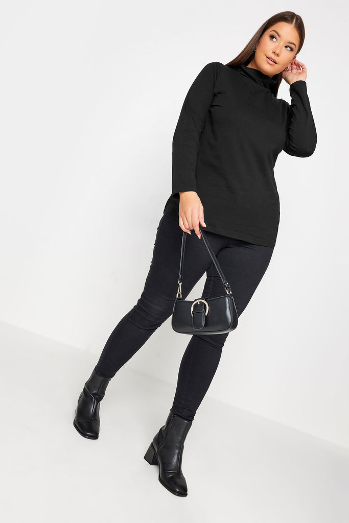 Ladies Long Sleeve Turtle Neck Top Curve Plus size Tops image 0