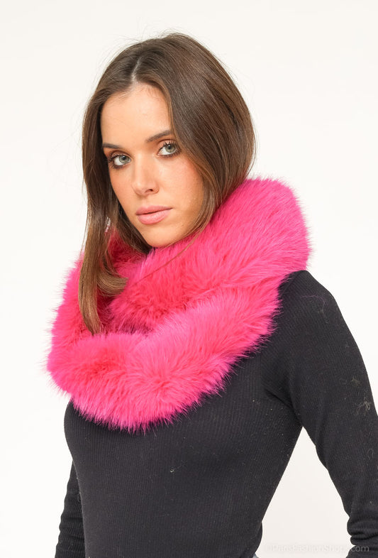 Women's Soft Collar Neck Warmer Warm Winter Party Outdoor Travel Neck Wrap image 1