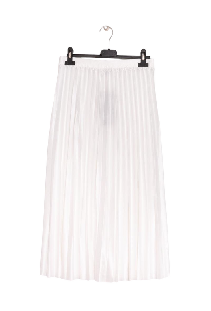 New Women's Ladies High Elastic Stretch Pleated Swing Flared Midi Skater Skirt image 11