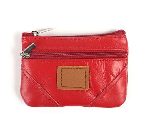 Leather Wallets Key Ring Ladies Purse Wallet Leather Coin Pouch Small Purse image 0