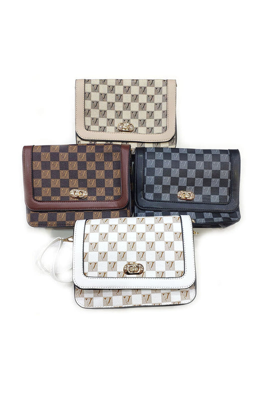 Ladies Handbag Flap Faux Leather Bag Soft Women Cross body Medium Shoulder Bags image 1